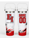 East Islip Girls Soccer 30oz Flip Straw Tumbler
