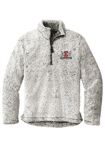 Edgewater Crew Ladies Cozy 1/4 Zip Fleece Hoodie