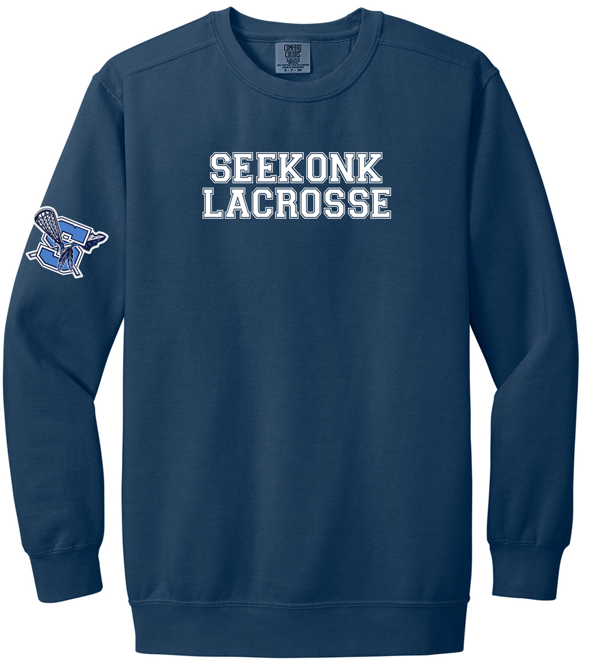 Seekonk Warriors Comfort Colors Ringspun Crewneck