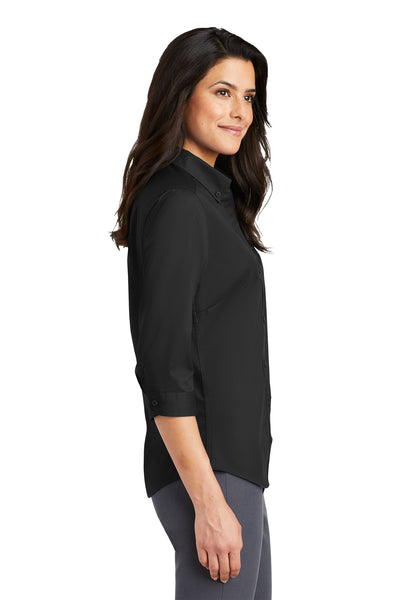 South Florida Jaguar Club Ladies 3/4-Sleeve SuperPro Twill Shirt