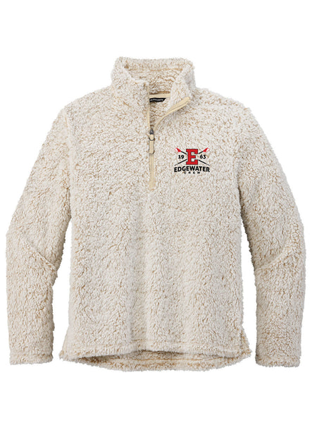 Edgewater Crew Ladies Cozy 1/4 Zip Fleece Hoodie