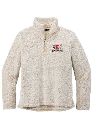 Edgewater Crew Ladies Cozy 1/4 Zip Fleece Hoodie