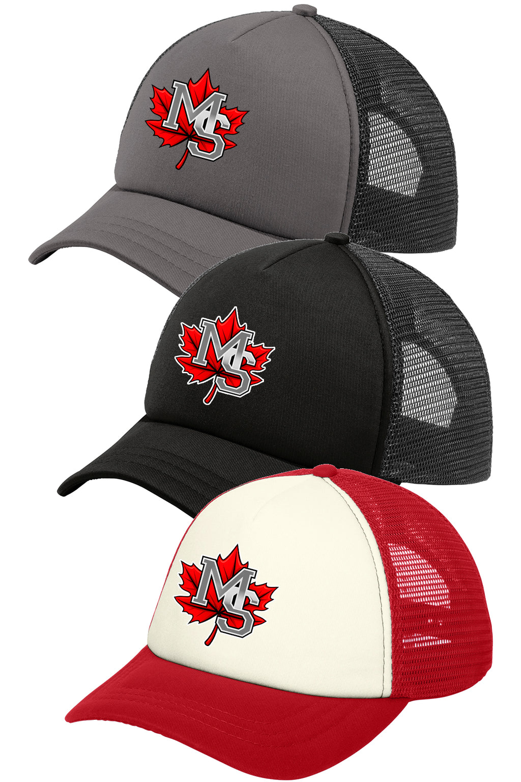 Maple Shade Street Hockey 5-Panel Twill Foam Trucker Cap