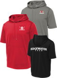 Edgewater Crew Dri-Fit Fleece Short Sleeve Hooded Pullover