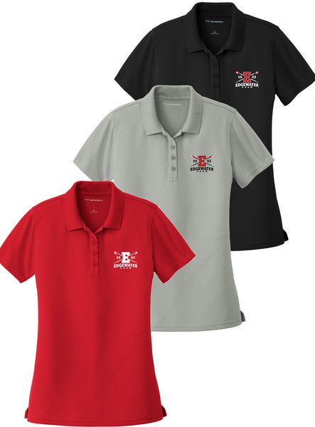 Edgewater Crew Ladies UV PROTECT Micro-Mesh Polo