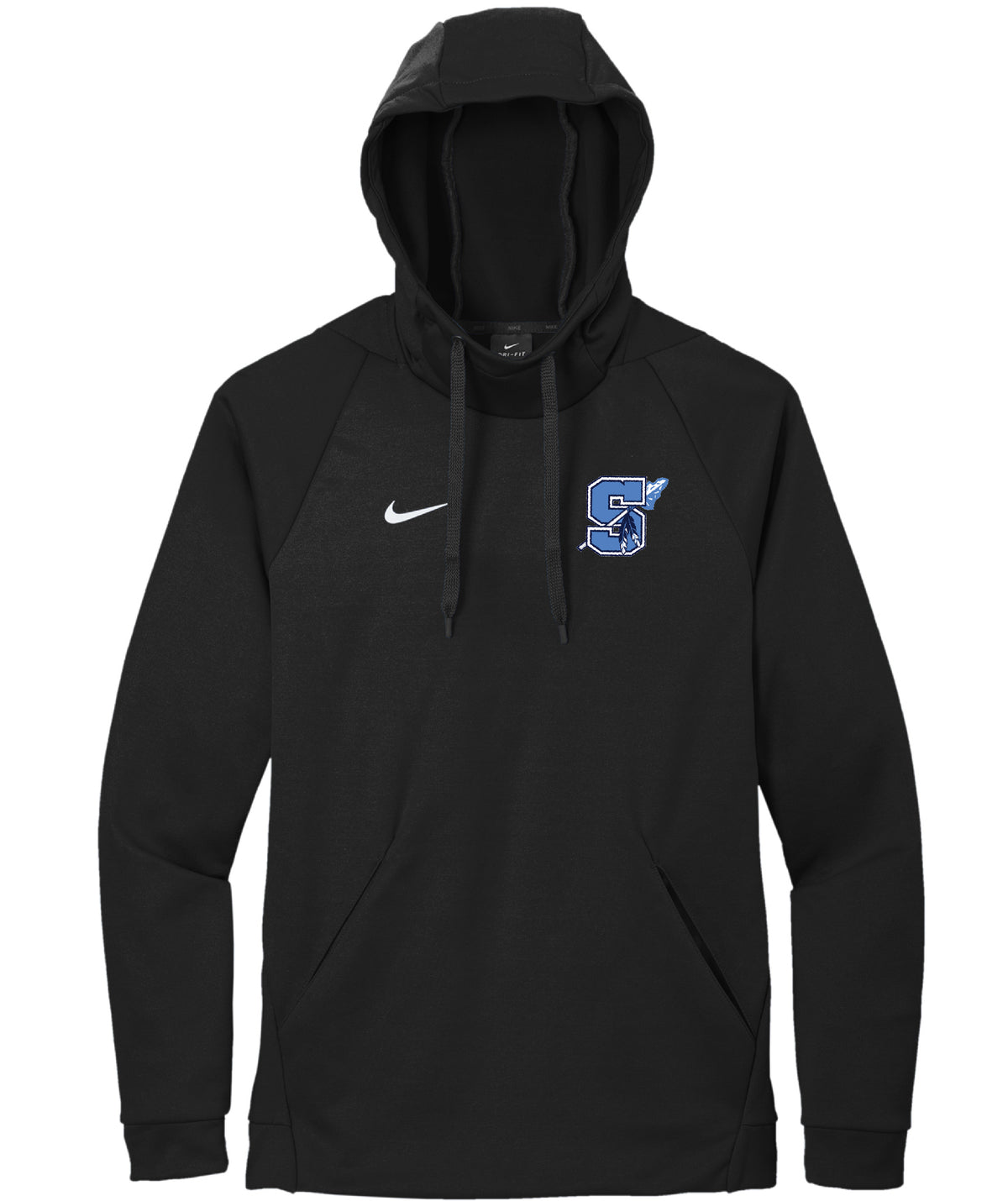 Seekonk Football Nike Therma-FIT Pullover Fleece Hoodie