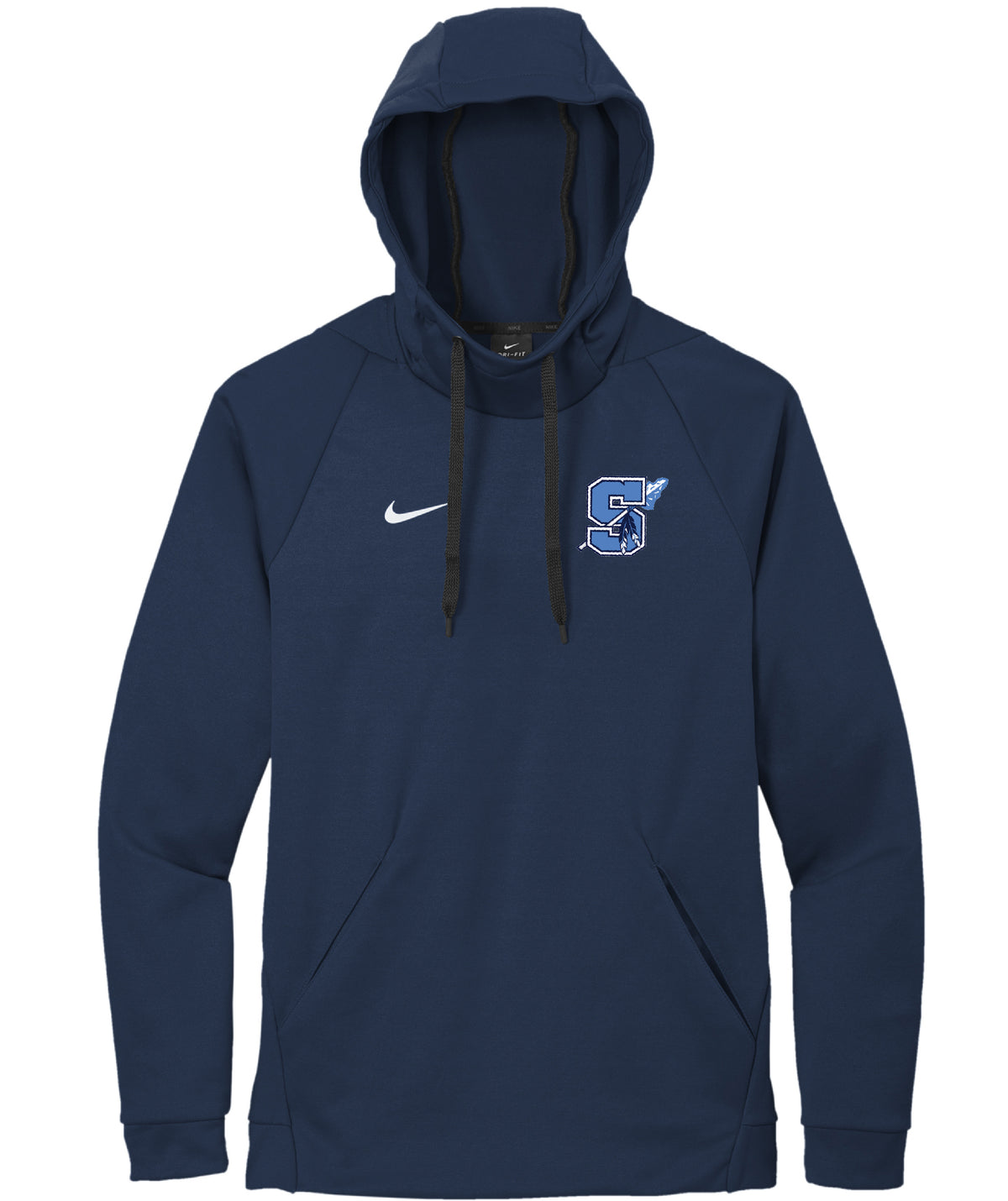 Seekonk Football Nike Therma-FIT Pullover Fleece Hoodie