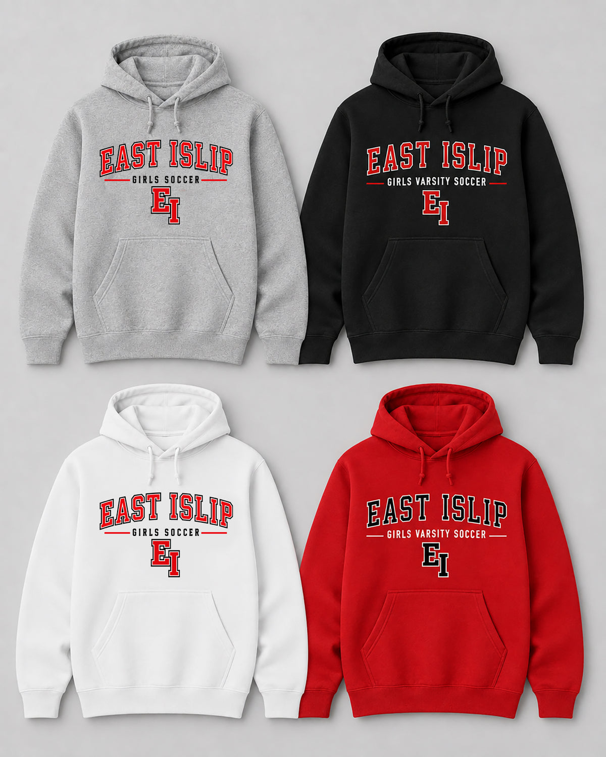 East Islip Girls Soccer Hooded Sweatshirt