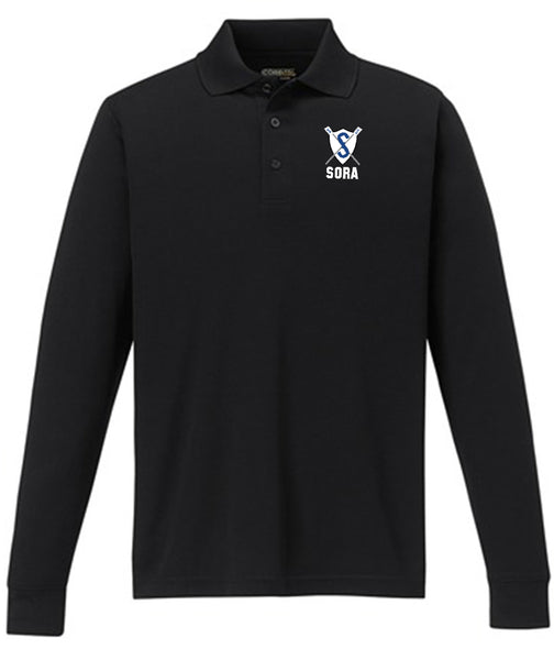 SORA Performance Long-Sleeve Piqué Polo