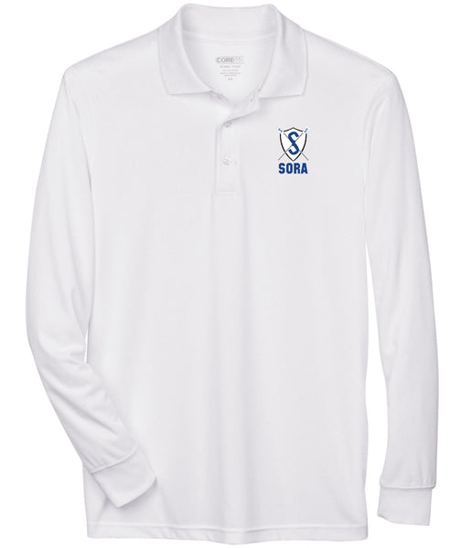 SORA Performance Long-Sleeve Piqué Polo