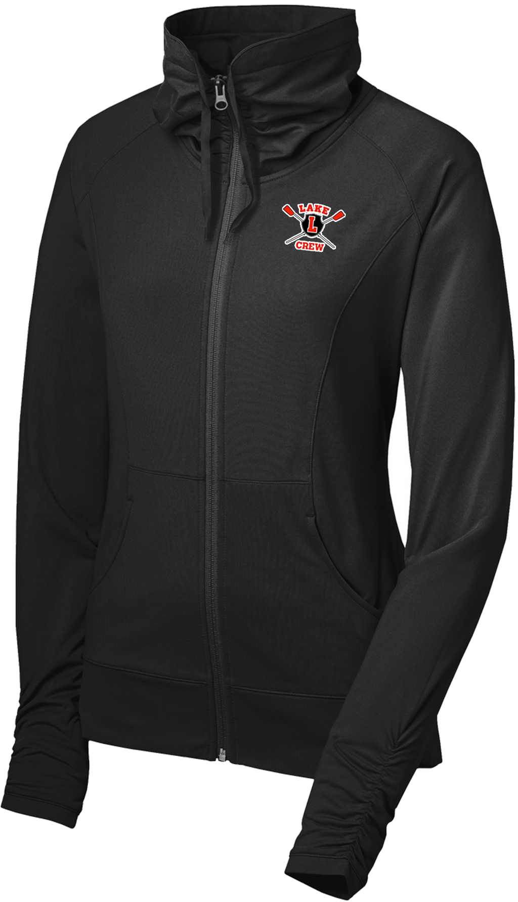Lake Crew Ladies Sport-Wick Stretch Full-Zip Jacket