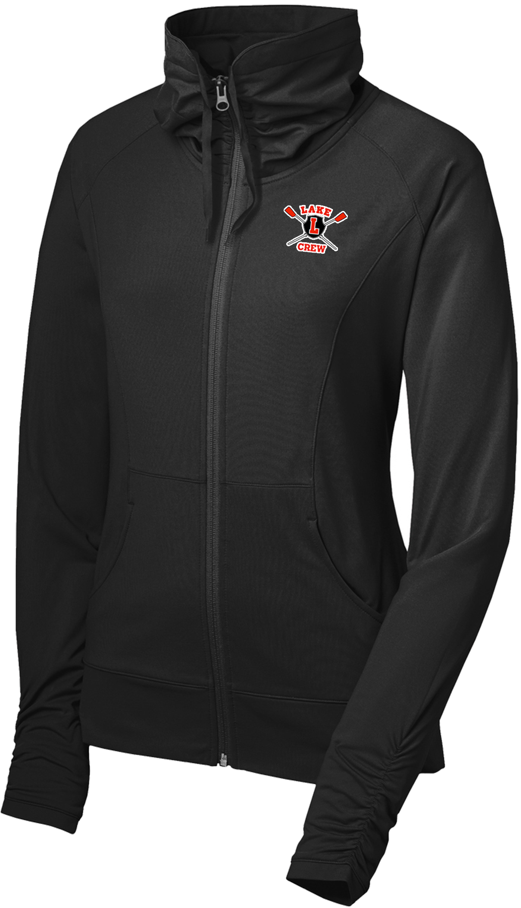 Lake Crew Ladies Sport-Wick Stretch Full-Zip Jacket