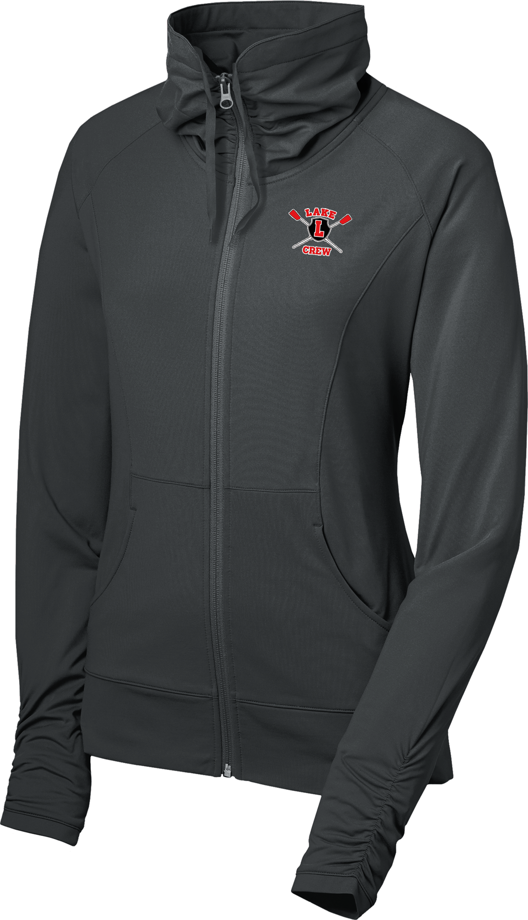 Lake Crew Ladies Sport-Wick Stretch Full-Zip Jacket