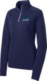Jr. Everblades Ladies Sport-Wick Textured 1/4-Zip Pullover