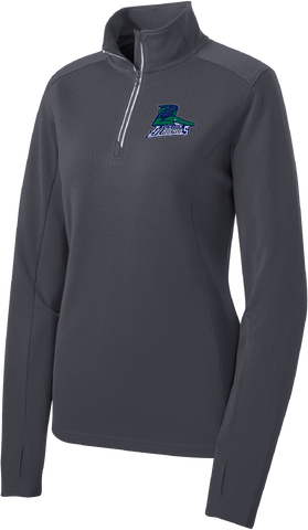 Jr. Everblades Ladies Sport-Wick Textured 1/4-Zip Pullover