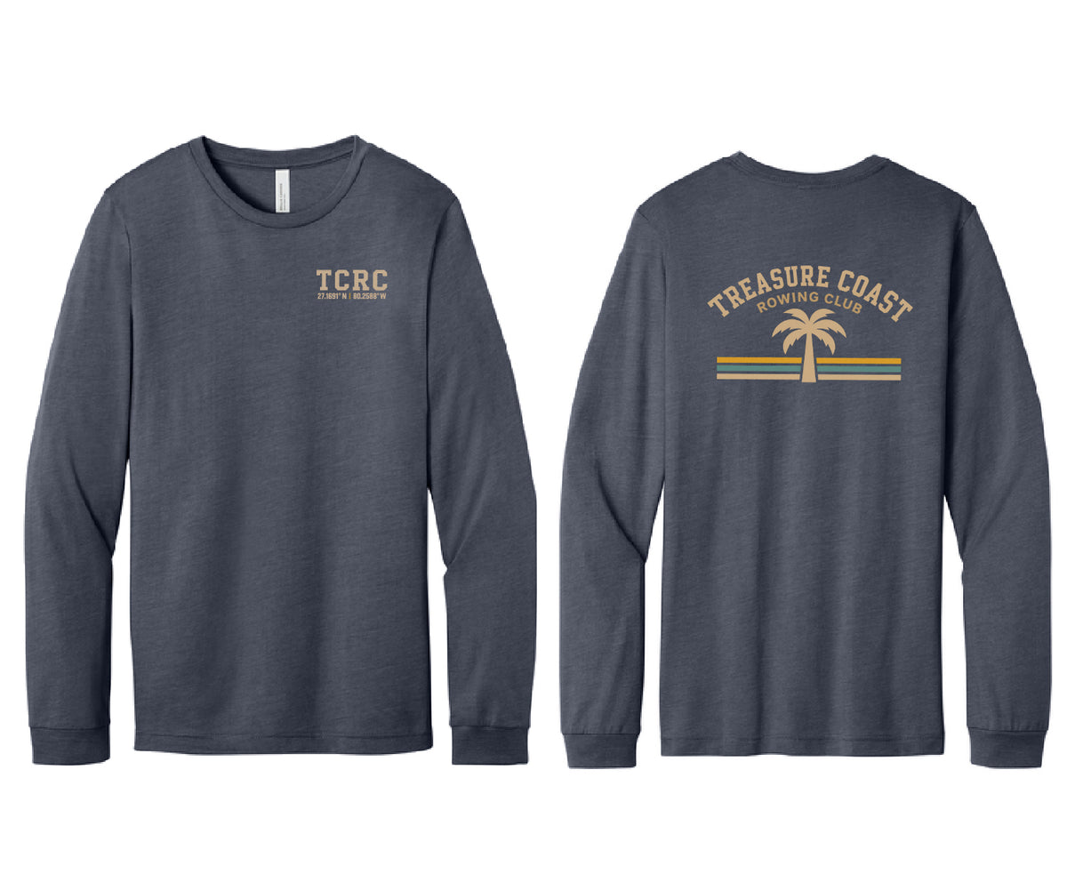 TCRC Palm City Unisex Heather CVC Long Sleeve Tee