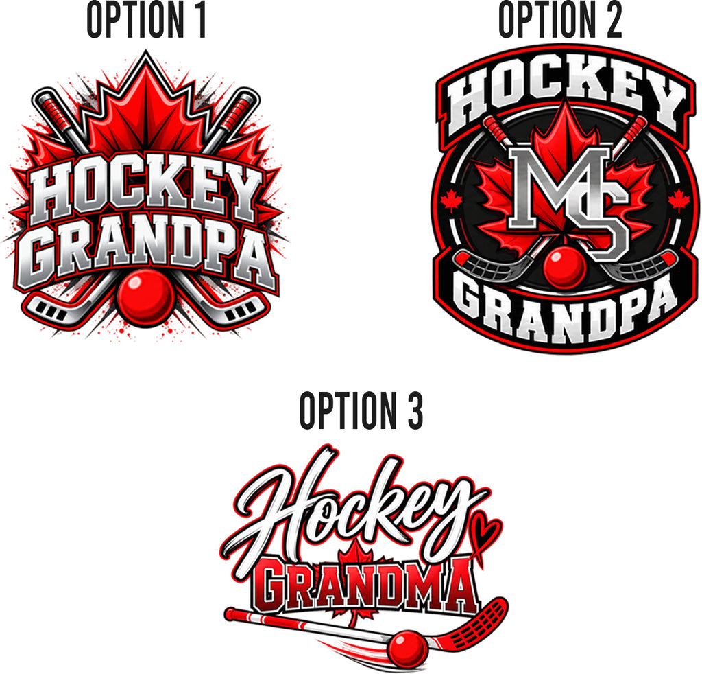 Maple Shade Street Hockey Family Grandma/Grandpa Crewneck Sweatshirt