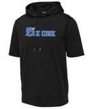 Seekonk Football Sport-Wick Fleece Short Sleeve Hooded Pullover