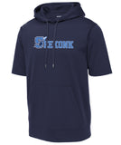 Seekonk Football Sport-Wick Fleece Short Sleeve Hooded Pullover