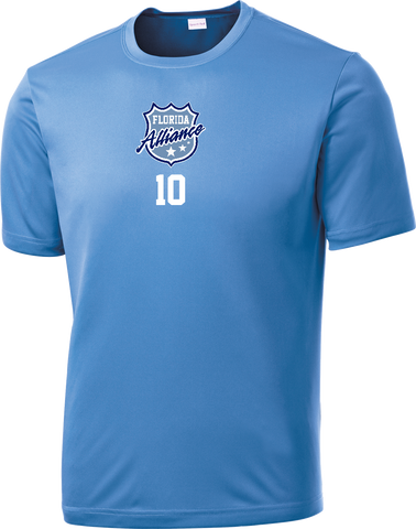 Florida Alliance Dri-Fit Tee with Player Number