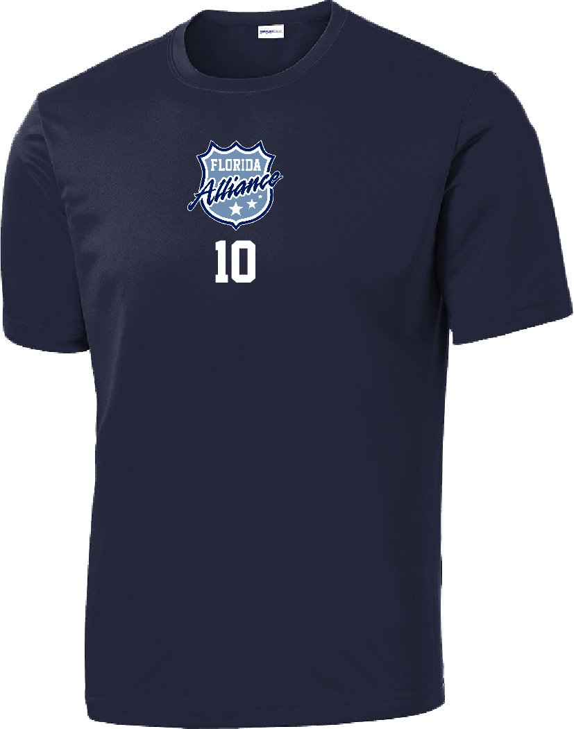 Florida Alliance Dri-Fit Tee with Player Number