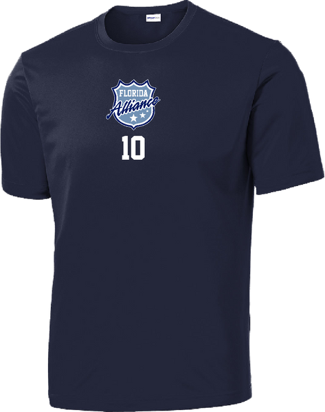 Florida Alliance Dri-Fit Tee with Player Number