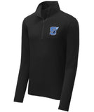 Seekonk Football PosiCharge Tri-Blend Wicking 1/4-Zip Pullover