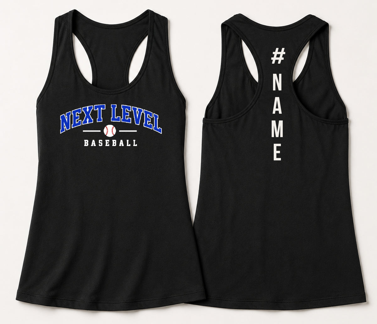 Next Level Baseball Women's Bella Scoop Racerback Tank