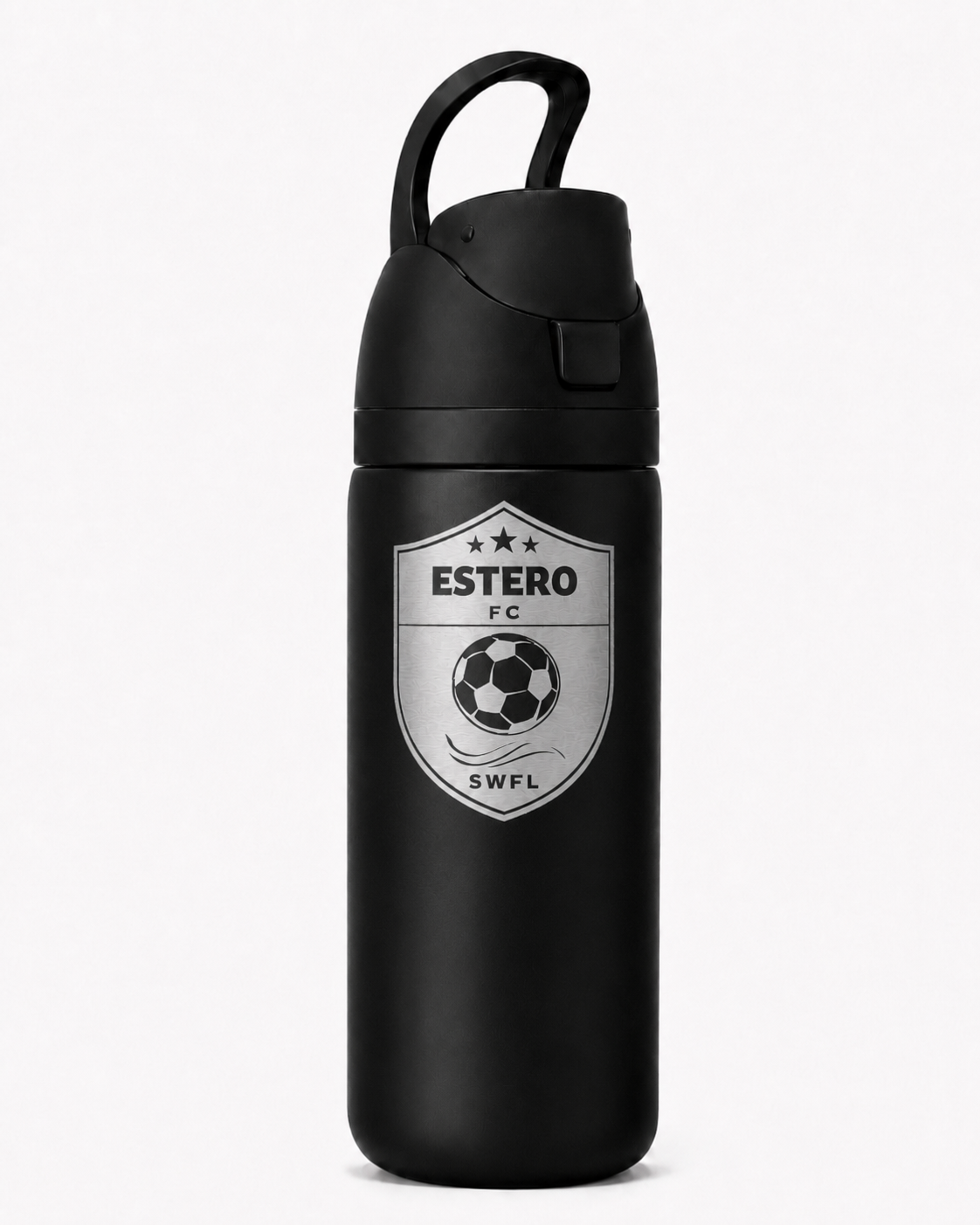 Estero Barca FC Laser Engraved Water Bottle