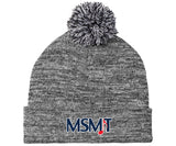 Maine State Music Theatre Heather Pom Pom Beanie