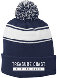 Treasure Coast Rowing Club Pom Pom Beanie