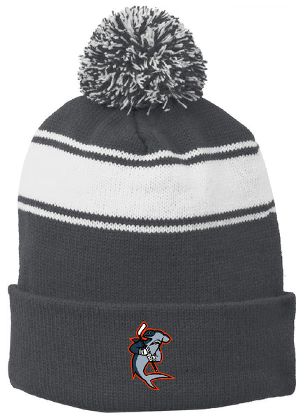 Hagerstown Hammerheads Pom Pom Beanie