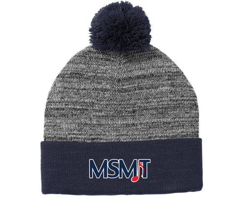 Maine State Music Theatre Heather Pom Pom Beanie