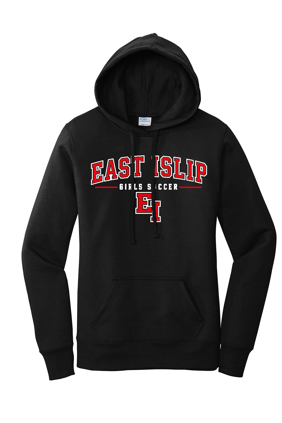East Islip Girls Soccer Women's Fleece Pullover Hooded Sweatshirt