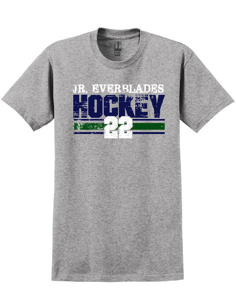 Jr. Everblades Boarded T-shirt with Player Number