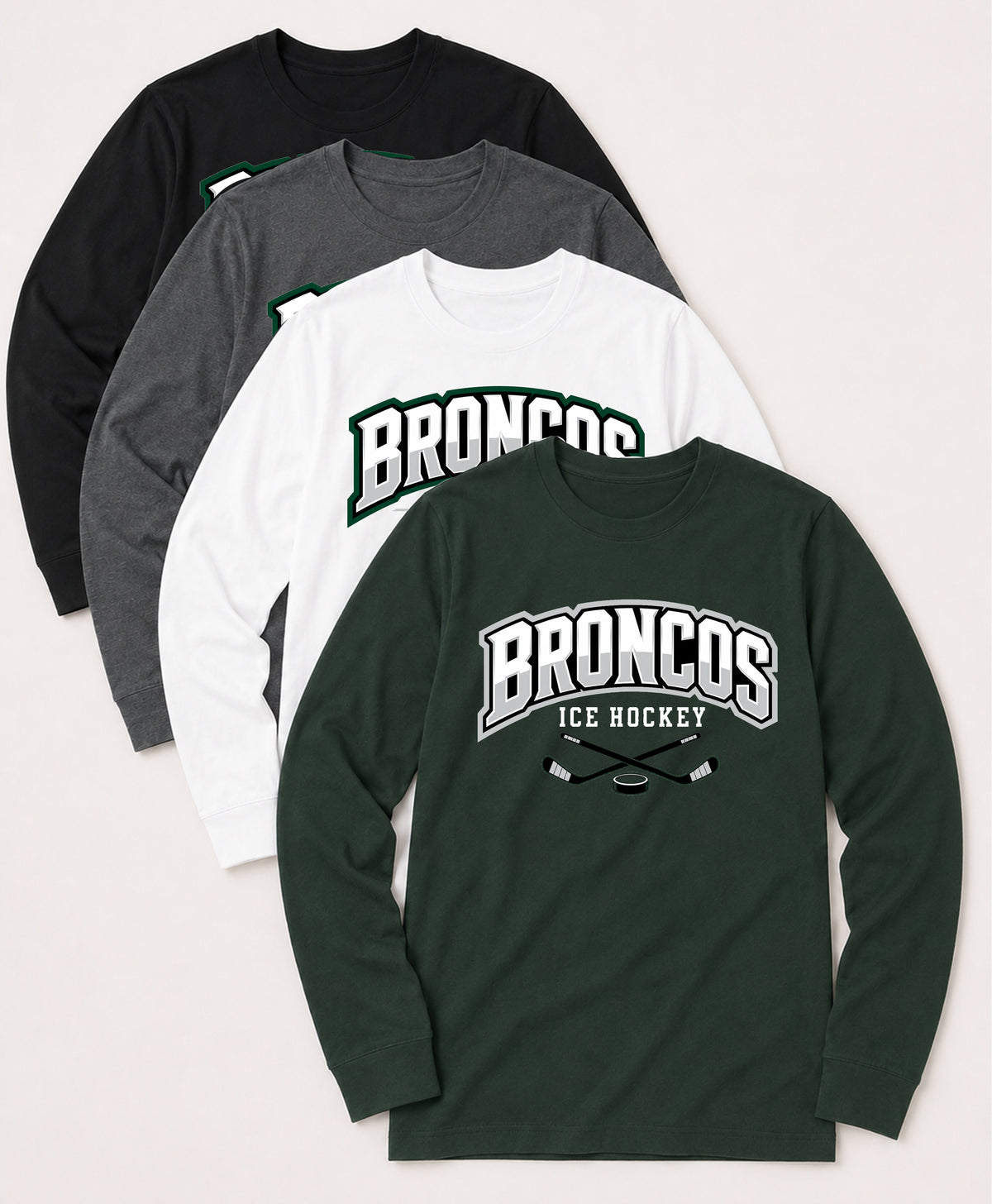 Broncos Ice Hockey DryBlend Long Sleeve Tee