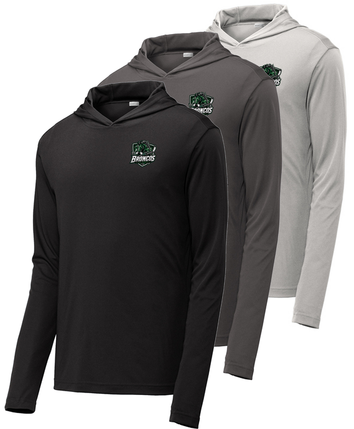 Broncos Ice Hockey Performance Hooded Long Sleeve