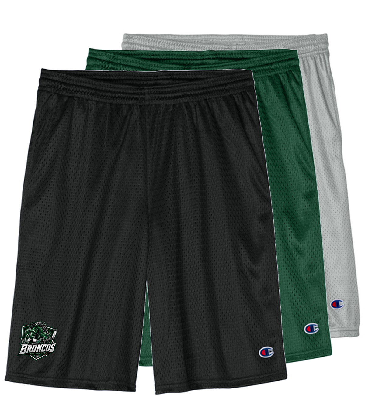 Broncos Ice Hockey Champion Mesh Short with Pockets