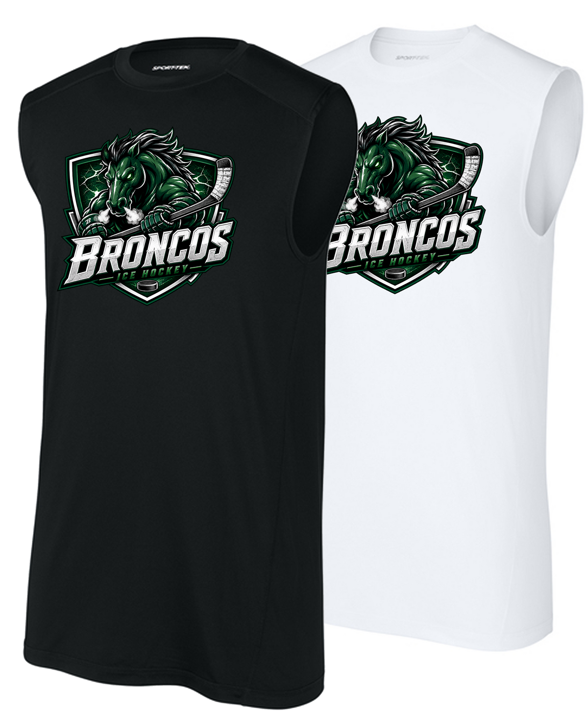 Broncos Ice Hockey PosiCharge Compression Sleeveless Tee