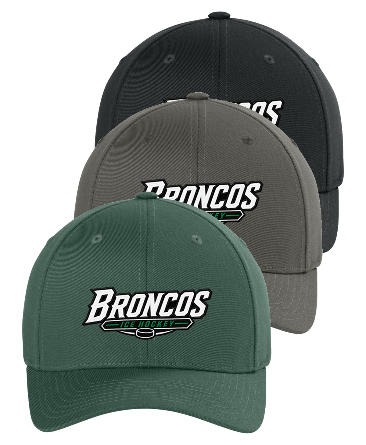 Broncos Ice Hockey Flexfit Wooly Combed Cap