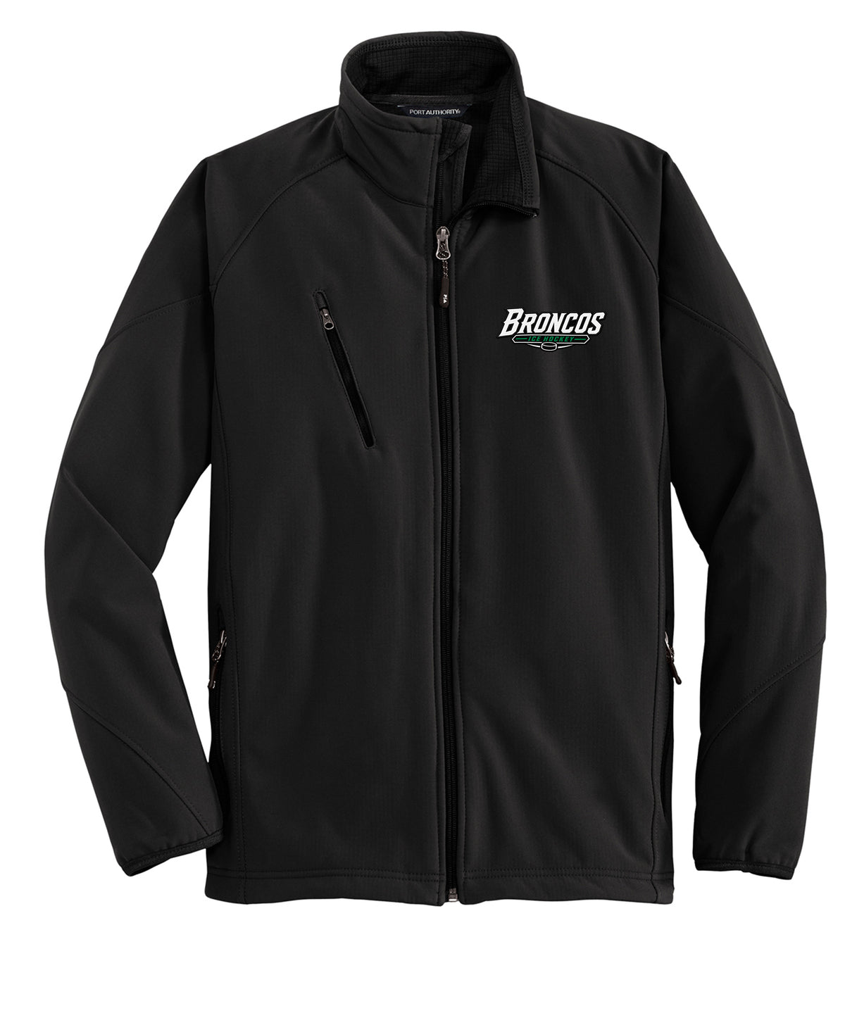 Broncos Ice Hockey Embroidered Soft Shell Jacket
