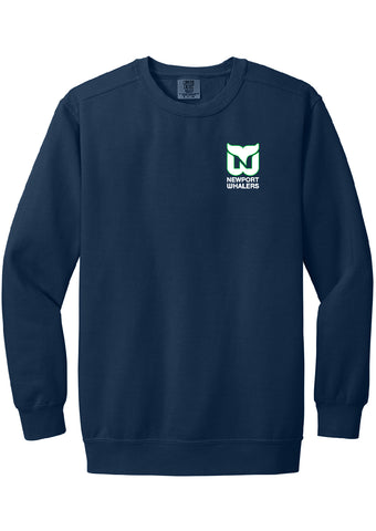 Newport Whalers Hockey Comfort Colors Ringspun Crewneck