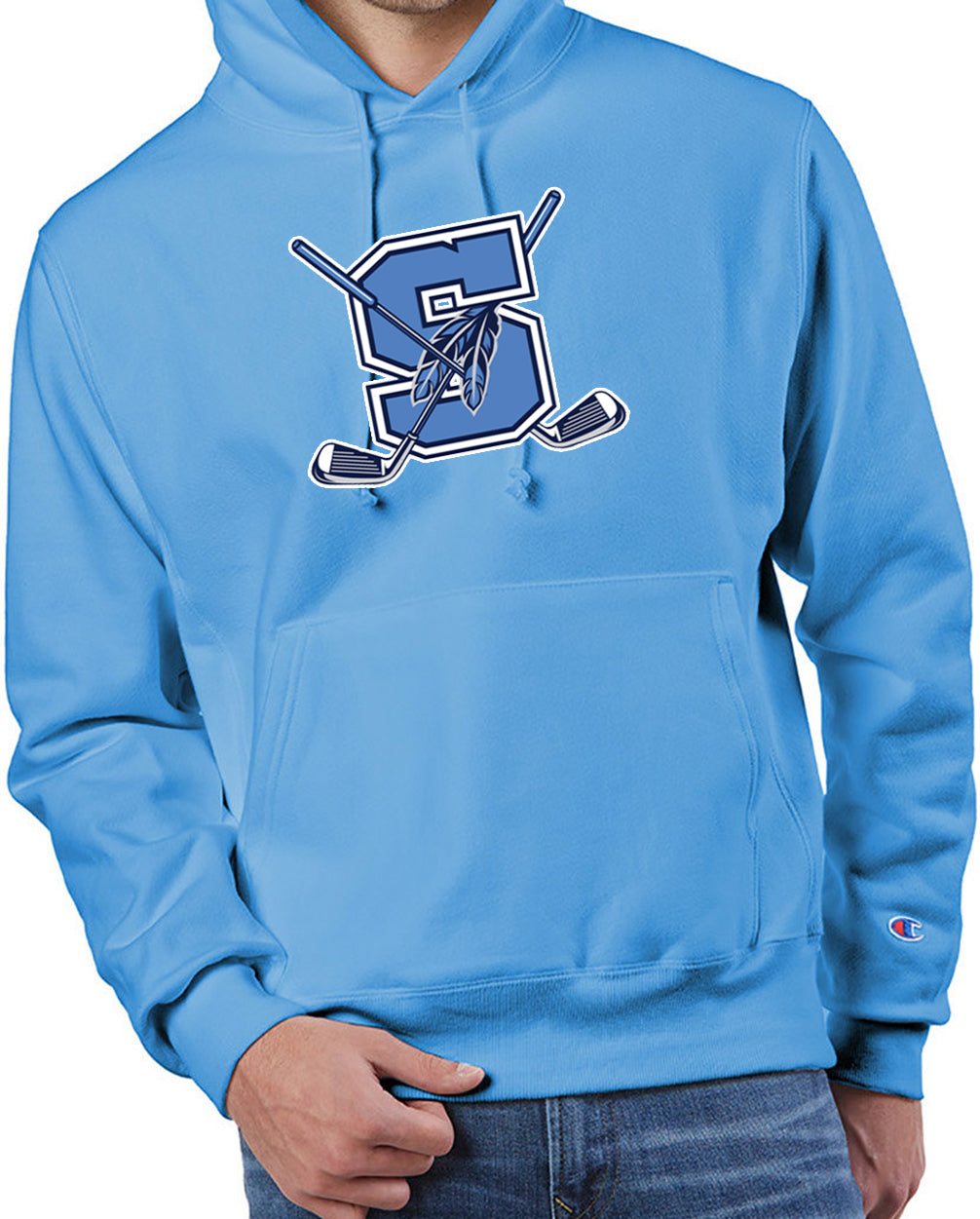 Seekonk Golf Team Champion Reverse Weave Hoodie