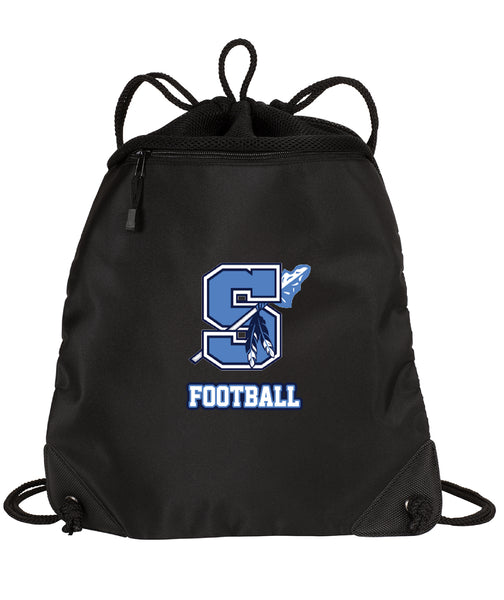 Seekonk Football Cinch Pack with Mesh Trim