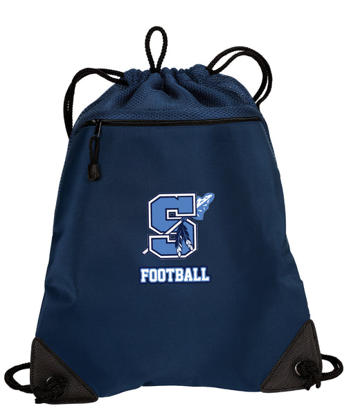 Seekonk Football Cinch Pack with Mesh Trim