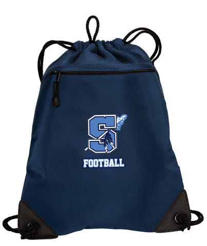 Seekonk Football Cinch Pack with Mesh Trim