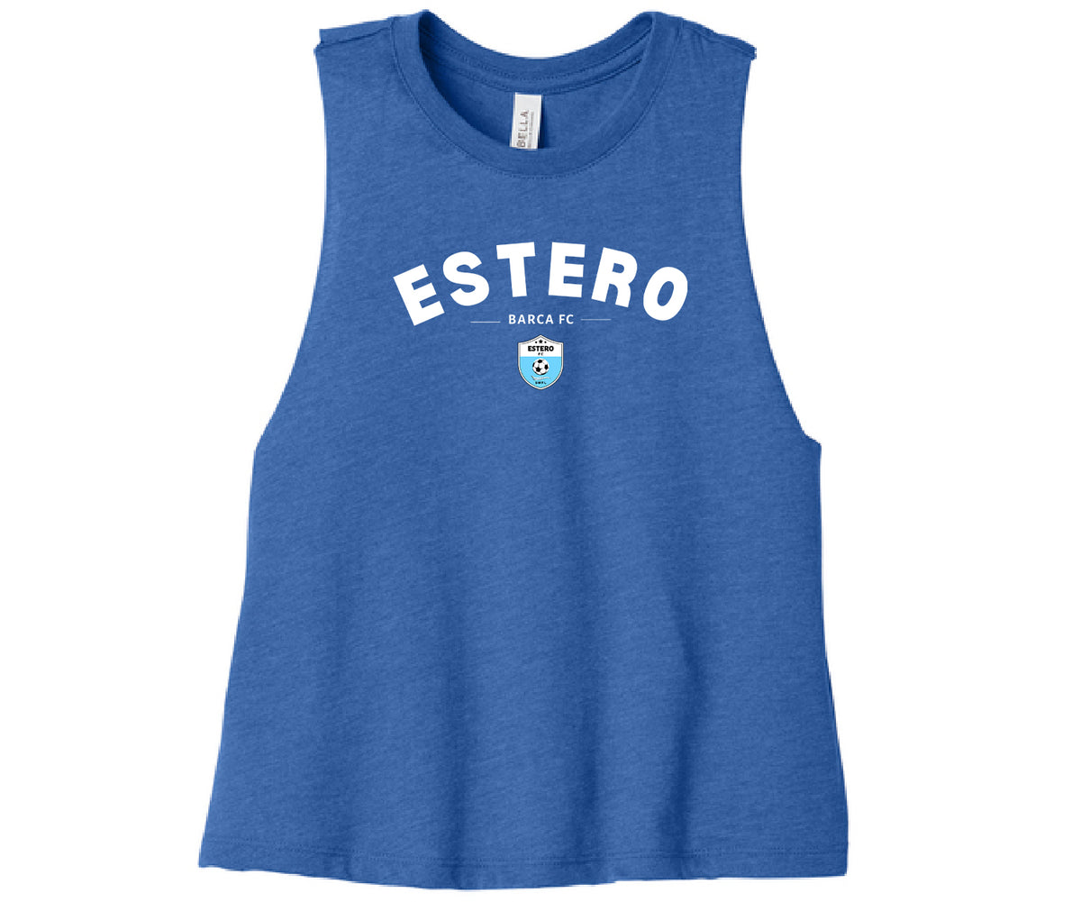 Estero Barca FC Racerback Cropped Tank