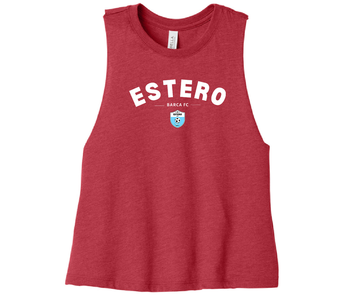 Estero Barca FC Racerback Cropped Tank