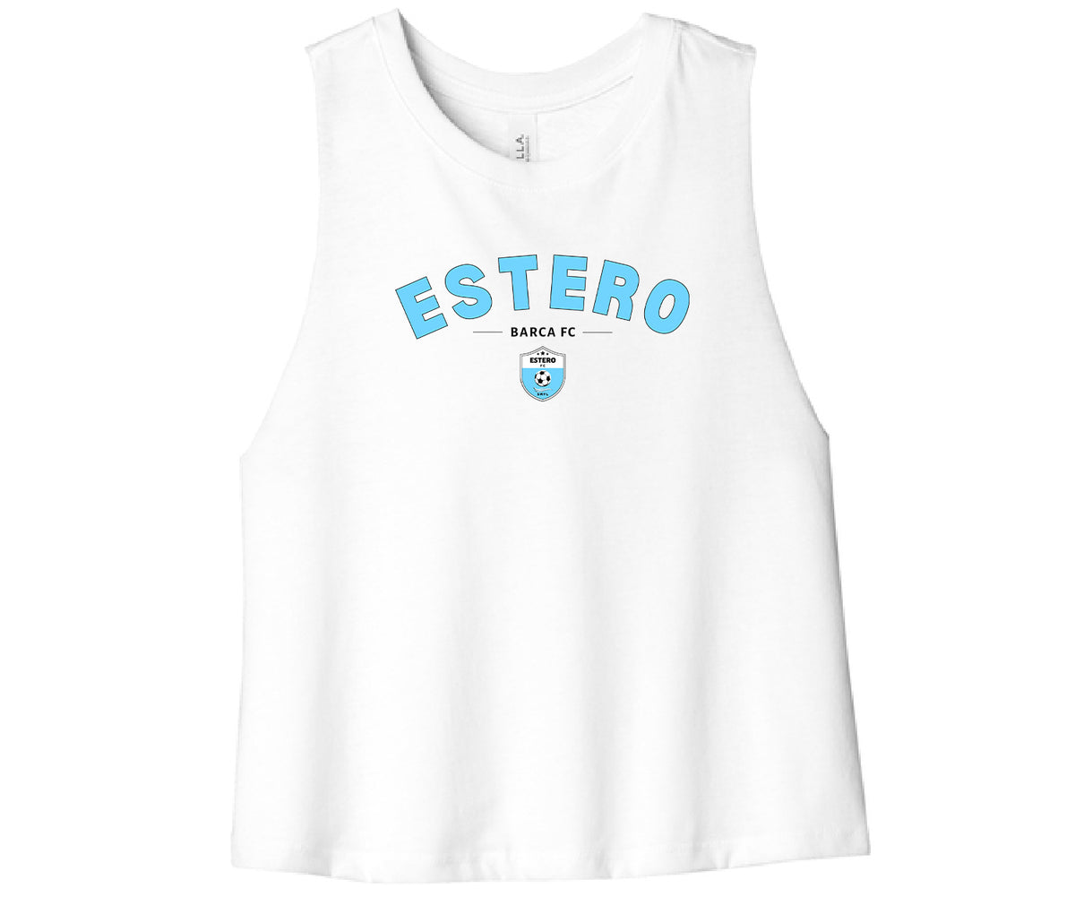 Estero Barca FC Racerback Cropped Tank