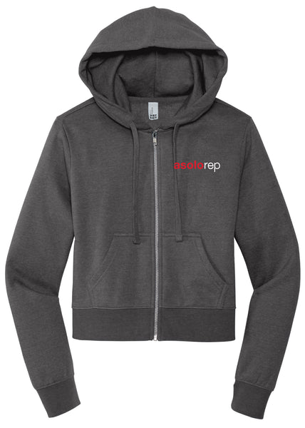 Asolo Rep Cropped Zip Hoodie